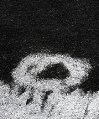 Fotografa de textura de save con graffiti / pintura