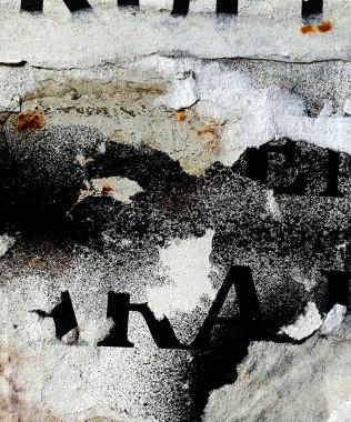 Duvardaki kağıt dokuların fotoğrafları..