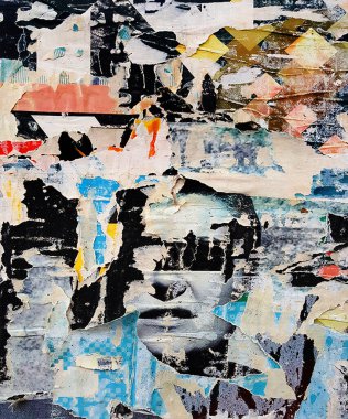 Duvardaki kağıt dokuların fotoğrafları..