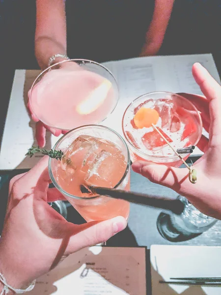 Bebidas Salud Una Mesa — Foto de Stock