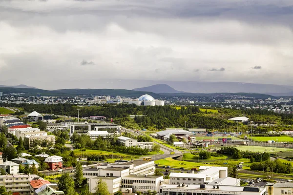 Skyline of Reykjavik, Iceland during the daytime