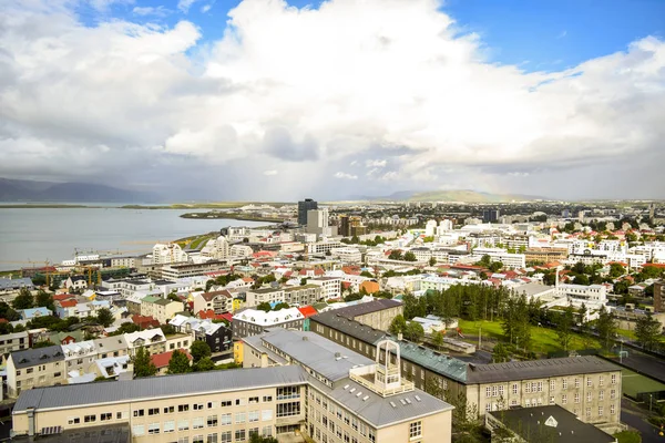 Skyline of Reykjavik, Iceland during the daytime