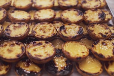 Lezzetli Portekizpastel de nata Satırlar