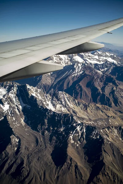 Vista da Cordilheira dos Andes — Fotografia de Stock