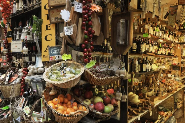 Delicatessen Italiano Mercado Macelleria Itália Europa — Fotografia de Stock