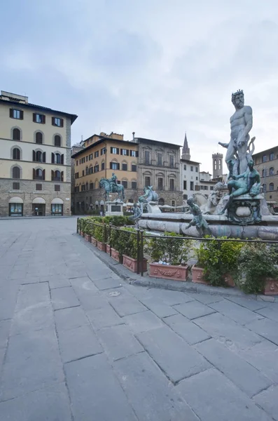 Piazza Della Signoria Toskania Włochy — Zdjęcie stockowe