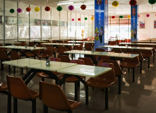 Grande Sala Jantar Asiática Beijing China — Fotografia de Stock
