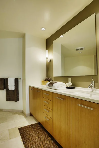 Luxury Bathroom Modern Apartment Building — Stock Photo, Image