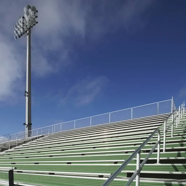 Bleachers High School Sports Field — Stock Photo, Image