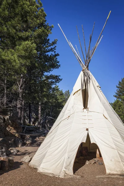 Native American Teepee Mount Rushmore National Memorial Black Hills Dél — Stock Fotó