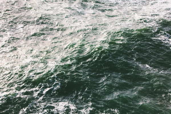 Golvend Oceaan Water Golven Full Frame — Stockfoto