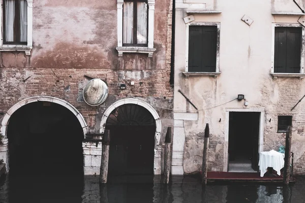 Vista Exterior Edificios Abandonados Canale Grande Venecia Véneto Italia — Foto de Stock
