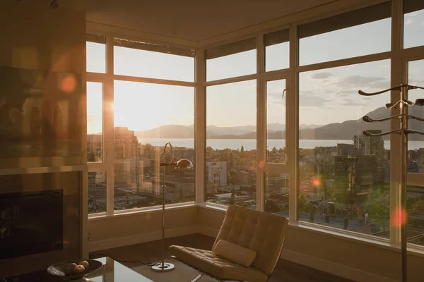 Condominio Pianta Aperta Vancouver Columbia Britannica Canada — Foto Stock