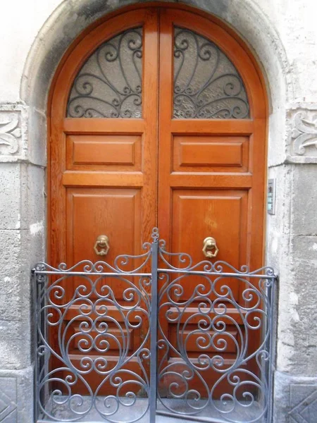 Ancient Gate Southern Italy — Stock Photo, Image