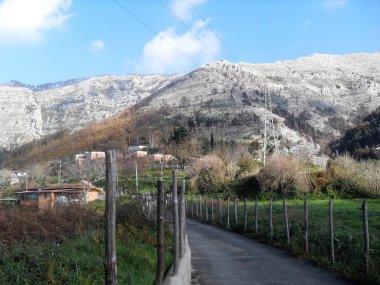 Mount Faito, İtalya Sorrento kıyısında