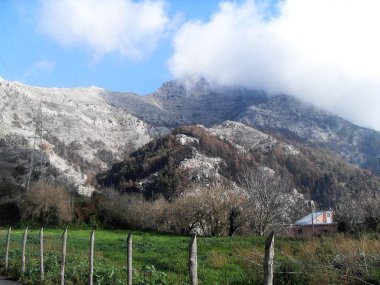 Mount Faito, İtalya Sorrento kıyısında