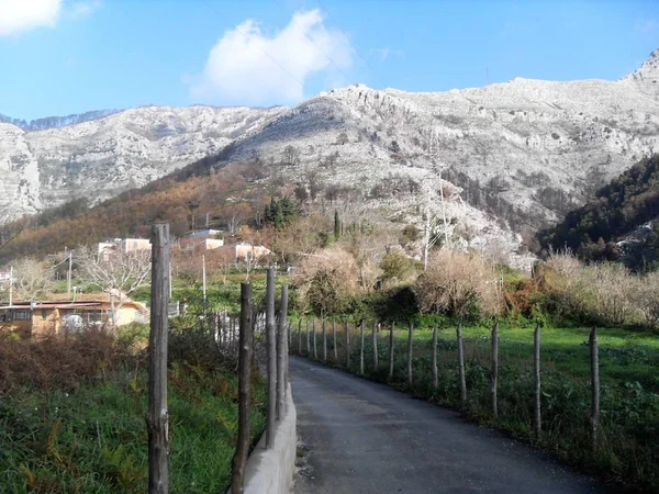 Mount Faito, İtalya Sorrento kıyısında
