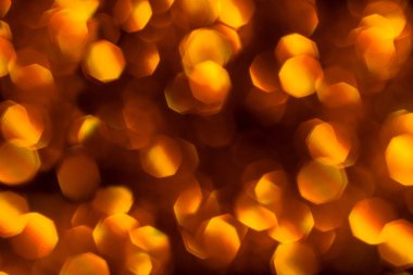 Soyut bulanık turuncu bokeh arka plan. Tatil Tema 