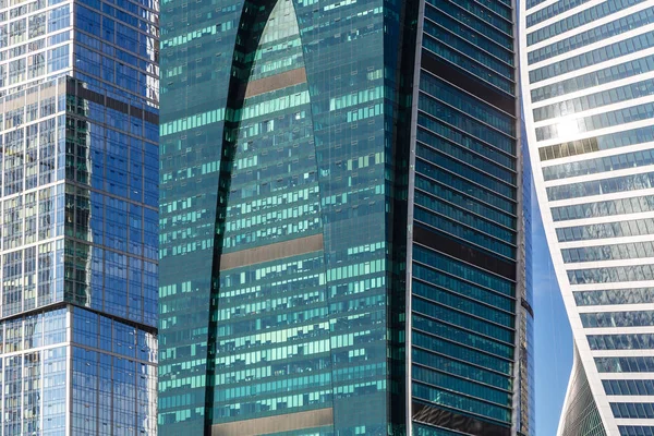 Detalhe Centro Negócios Internacional Cidade Moscou Rússia — Fotografia de Stock