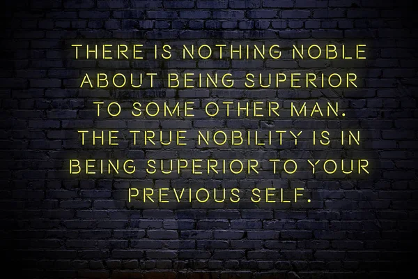 Duvarda olumlu motivasyonel alıntı Neon yazıt