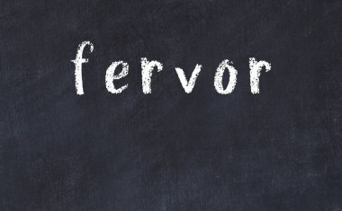 Üzerinde hararet olan siyah karatahta.