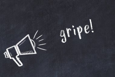 Hoparlör ve yazı şikayeti tebeşiri.