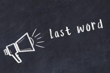 Hoparlör ve yazıtın son sözcüğü.