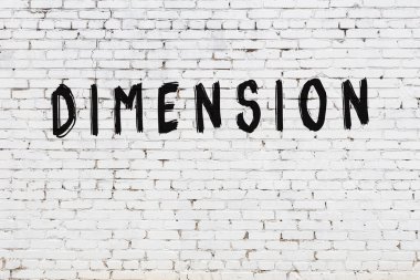 Beyaz tuğla duvara yazı boyutu