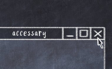 Yazı erişimi olan tarayıcı penceresinin tebeşir sürükleyicisi 