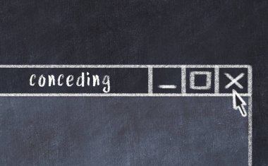 Tarayıcı penceresinin tebeşir sürükleyicisi. 