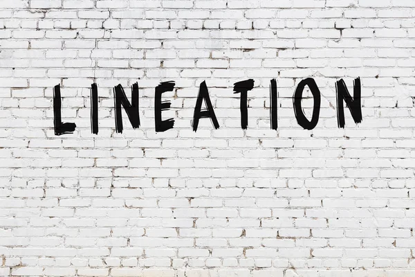 Üzerinde siyah boya çizgisi olan beyaz duvar.