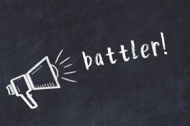 Hoparlör ve yazıt savaşçısı çizimi