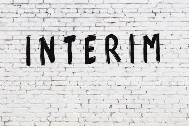 Beyaz tuğla duvara yazma aralığı