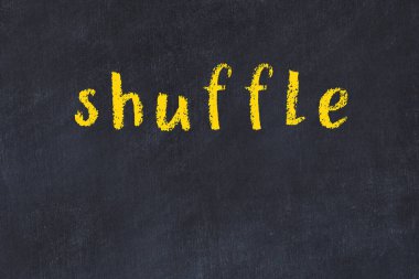 Üzerinde yazı olan siyah karatahta