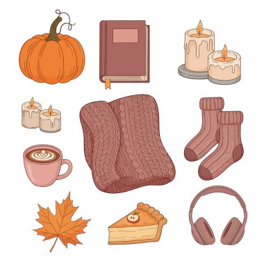 Sonbahar sezonunu bu el yapımı sonbahar ikonlarıyla kucaklayın. Sıcak ve davetkar tasarımlar yapmak için mükemmel..