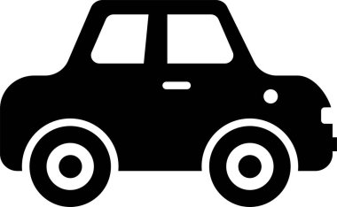 araba taşıma simgesi katı biçimde