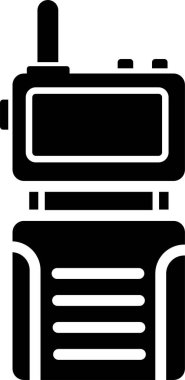 Bir mobil hoparlörün basit vektör çizimi