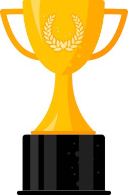 kupa ödülü simgesi, basit vektör tasarımı