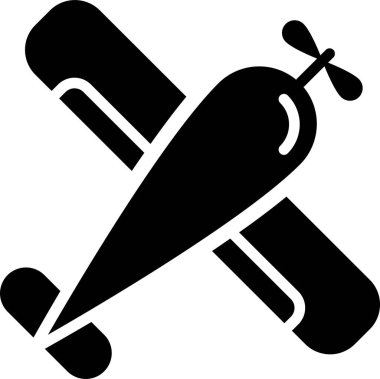 Uçak Uçak Uçağı Simgesi Beyaz Arkaplanda İzole Edildi 