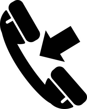 Çağrı. Web simgesi basit illüstrasyon