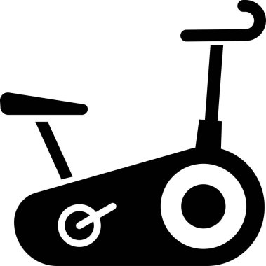 sabit Bisiklet kutsal kişilerin resmi, vektör çizim