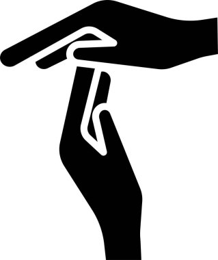 TIME UP simgesi, basit vektör illüstrasyonu