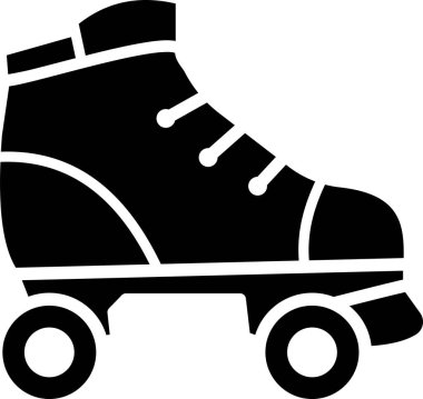 buz pateni. vektör çizim