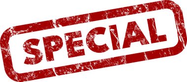 özel pul simgesi işaret vektör illüstrasyonu 