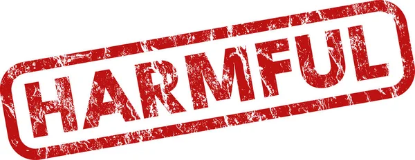 HARMFUL pul simgesi vektör illüstrasyonu 