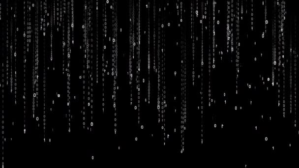 バイナリの雨ストック動画 ロイヤリティフリーバイナリの雨動画 Depositphotos