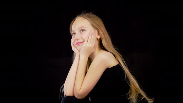 Fashion Model Young White Caucasian Girl With Long Blonde Hair