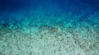 Açık deniz kenarındaki tropikal sahil sahili yaşam tarzının romantik dokusu ve güneş ışığında parlak kum arkaplanı