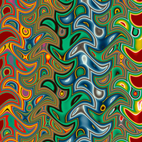Abstract image, colorful graphics,bright hues,can be used as a template for tapestry