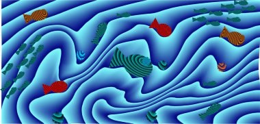 Arka plan, renkli grafikler, goblen için şablon olarak kullanılabilir